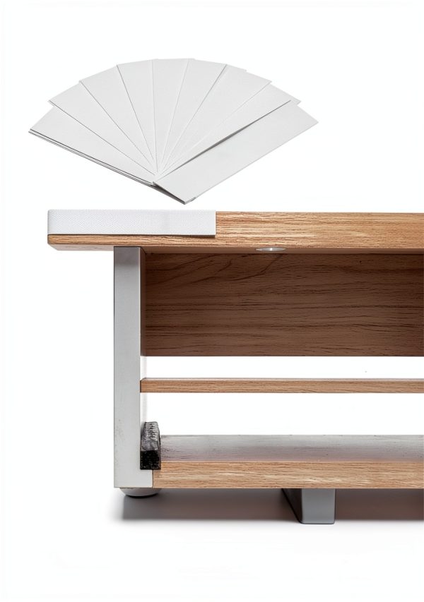 Pavo Disposable Table Skirt Black White Pleated Ruffle-5