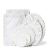 Awsaccy Disposable Doilies Food Safe Grease Proof Paper Lace-0