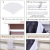 Pavo Disposable Table Skirt Black White Pleated Ruffle-5