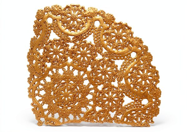 Gold Paper Doilies Juvale 10 Inch Round Lace Design-4