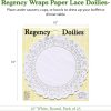 Regency Wraps Paper Doilies White Lace Elegant Table Decor-5