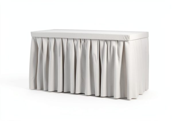Pavo Table Skirt Chiffon Fabric Wedding Party Decorations-2