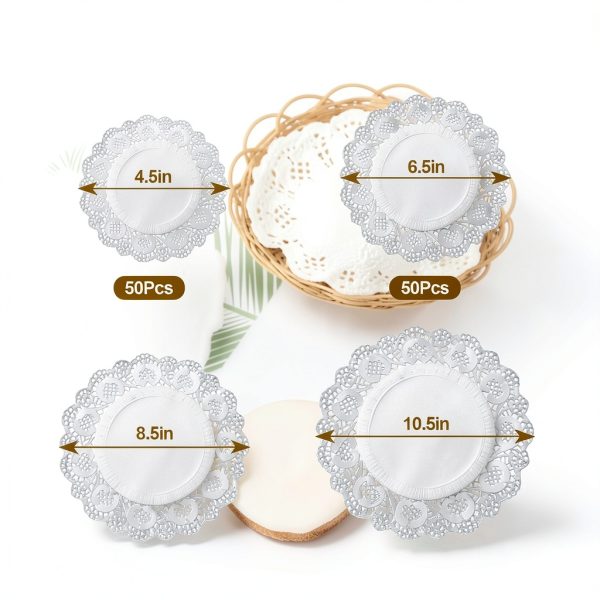 Disposable Doilies Greaseproof Barrier Elegant Party Decor-1