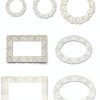 Awsaccy Disposable Doilies Food Safe Grease Proof Paper Lace-2