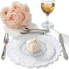 Awsaccy Disposable Doilies Food Safe Grease Proof Paper Lace-1