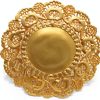 uxcell Gold Paper Doilies Disposable Round 5 Inch 100 Pack-0