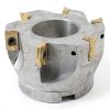 CME 3" 90° Indexable Face Mill w/ CAT50 Arbor, APKT1604 Inserts Included, 6 Flutes-4