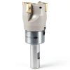 CME 2" 90° Indexable Face Mill with 3/4" Weldon Shank, APKT1604-3