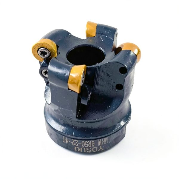 10pcs RPMT1204 DP5320 Carbide Alloy Inserts+EMRW 6R 50-22 Face Milling Cutter Holder +R8-FMB22-7/16 Shank Face Shell Mill Arbor, Used for Machining of The Workpiece on The Milling Machine-3
