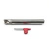 GBJ 90 ° Indexable End Mill Holder 10pcs APMT1604PDER with BAP400R C24-25-200 Carbide Inserts Square Shoulder Face milling Slotting Milling Arbor (400R C24-25-200-2T+APMT1604PDER Purple)-1