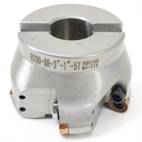CME 3 inch 90 degree Indexable Face Mill R8 Arbor, 5 Flutes, RCKT1204-5