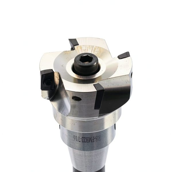 R8 FMB22 mill arbor 2.48" 4-Flute with 10 Carbide Inserts-4