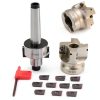 Shank Indexable End Mill by Ladieshow Mill Holder with Carbide Inserts-5
