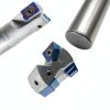 GBJ 90 ° Indexable End Mill Holder 10pcs APMT1604PDER with BAP400R C24-25-200 Carbide Inserts Square Shoulder Face milling Slotting Milling Arbor (400R C24-25-200-2T+APMT1604PDER Purple)-3