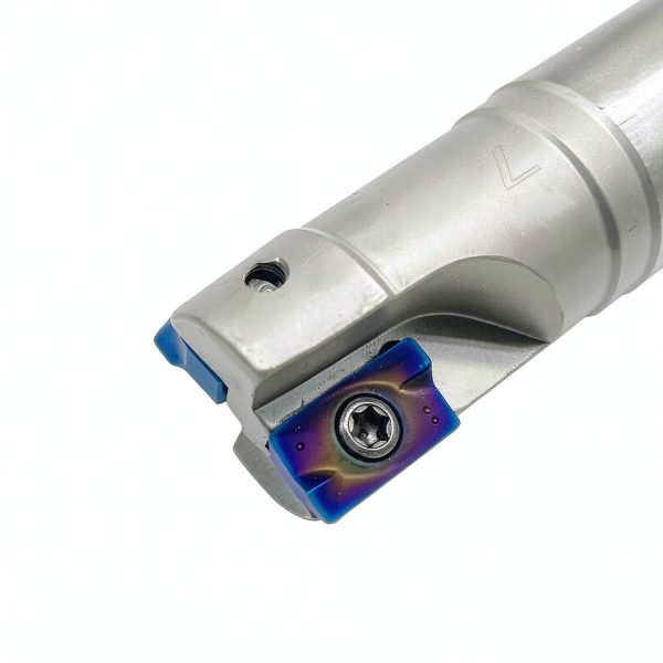 GBJ 90 ° Indexable End Mill Holder 10pcs APMT1604PDER with BAP400R C24-25-200 Carbide Inserts Square Shoulder Face milling Slotting Milling Arbor (400R C24-25-200-2T+APMT1604PDER Purple)-2