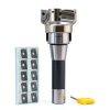 2.48"/63mm Cutting Diameter 90 Degree 4 Flute Indexable CNC Face End Mill Shell Cutter BAP400R 63-22-4T, Shank Face End Mill Arbor R8-FMB22 7/16-20 with 10Pcs APMT1604 Carbide Inserts and T15 Wrench-5
