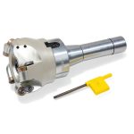 CME 3 inch 90 degree Indexable Face Mill R8 Arbor, 5 Flutes, RCKT1204-0