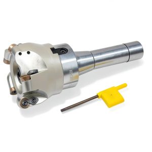CME 3 inch 90 degree Indexable Face Mill R8 Arbor, 5 Flutes, RCKT1204-0