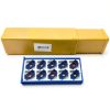 GBJ 90 ° Indexable End Mill Holder 10pcs APMT1604PDER with BAP400R C24-25-200 Carbide Inserts Square Shoulder Face milling Slotting Milling Arbor (400R C24-25-200-2T+APMT1604PDER Purple)-6