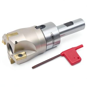 CME 2" 90° Indexable Face Mill with 3/4" Weldon Shank, APKT1604-0