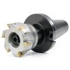 CME 3" 90° Indexable Face Mill w/ CAT50 Arbor, APKT1604 Inserts Included, 6 Flutes-1