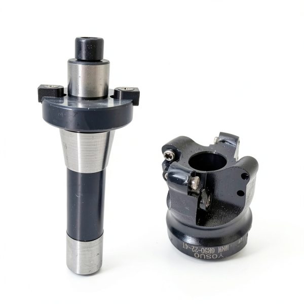 10pcs RPMT1204 DP5320 Carbide Alloy Inserts+EMRW 6R 50-22 Face Milling Cutter Holder +R8-FMB22-7/16 Shank Face Shell Mill Arbor, Used for Machining of The Workpiece on The Milling Machine-5
