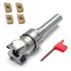 Shank Indexable End Mill by Ladieshow Mill Holder with Carbide Inserts-6
