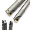 JTR 3pcs 90 Degree BAP300R End Mill Holders Indexable Inserts Tool Holder with 10pcs APMT1135PDER Milling Inserts for Machining Steel, Cast Iron-4