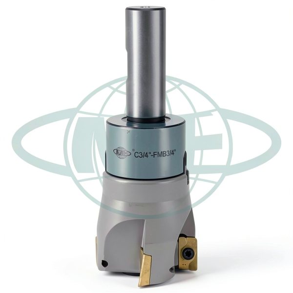 CME 2" 90° Indexable Face Mill with 3/4" Weldon Shank, APKT1604-4